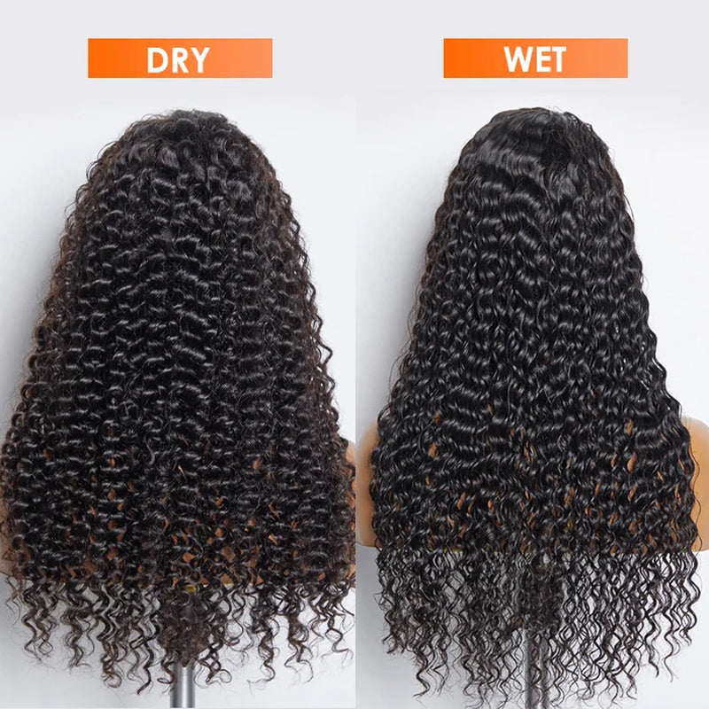 Tedhair 180% Density HD 13X6 Lace Frontal Wig Deep Curly