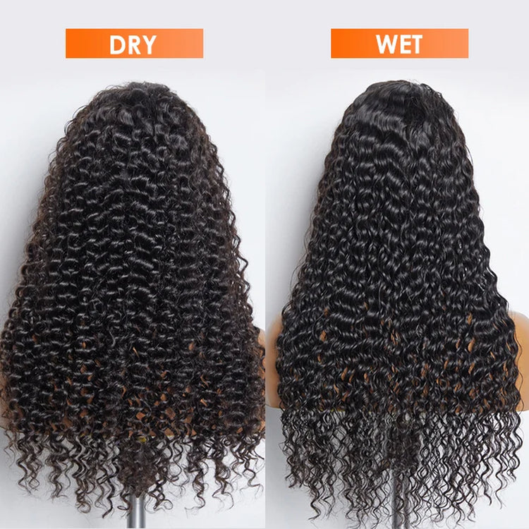 Tedhair 180% Density HD 13X6 Lace Frontal Wig Deep Curly