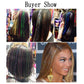 Sparkle Synthetic Hair Tinsel Extensions Bling Glitter Strands