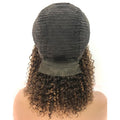Tedhair 150% Density 5X5 Closure Lace Wig Kinky Curly 14 Inch