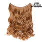 Synthetic Invisible Wire Hair Extensions Secret Fish Line Hairpiece