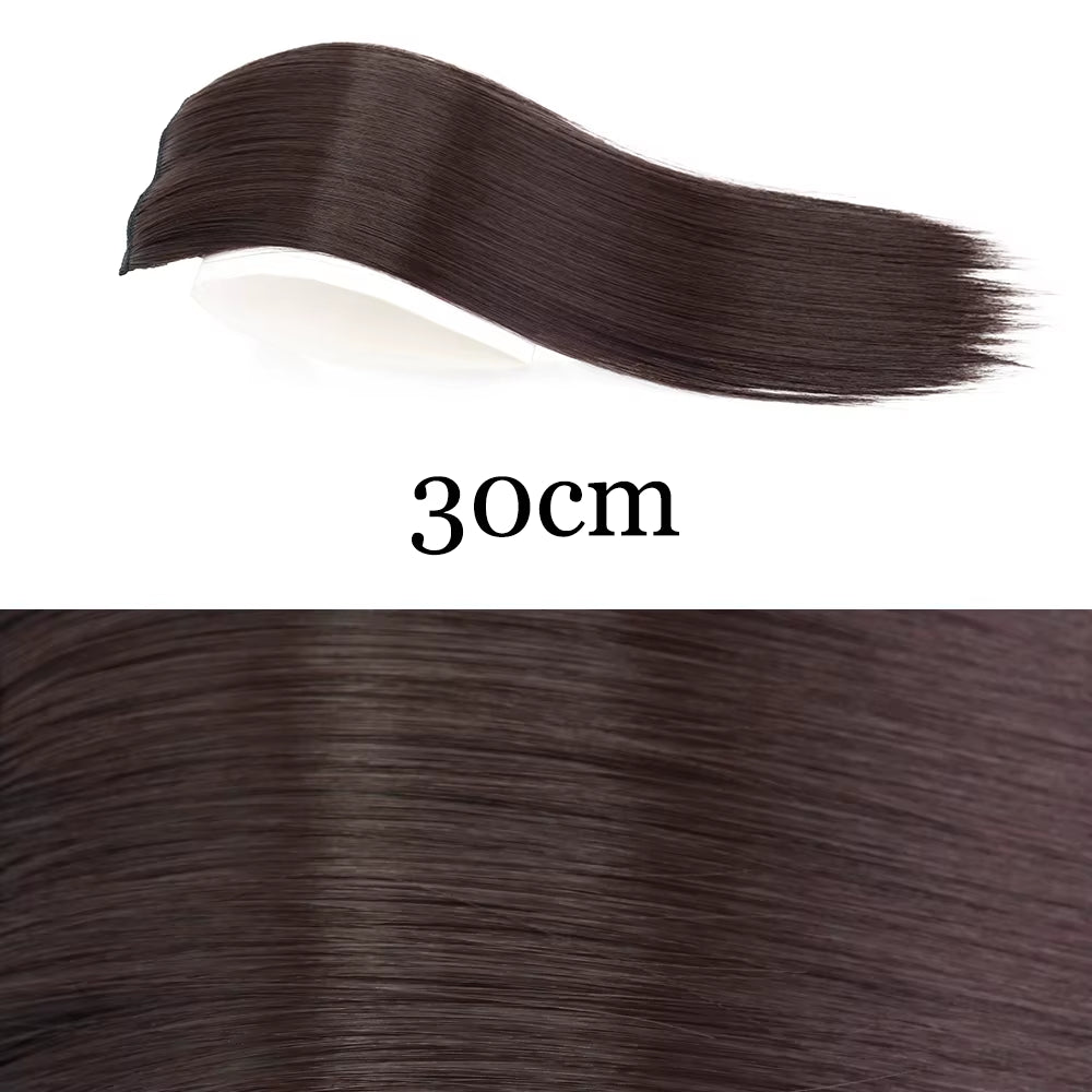 MERISI Synthetic Invisible Clip-In Hair Pads for Volume
