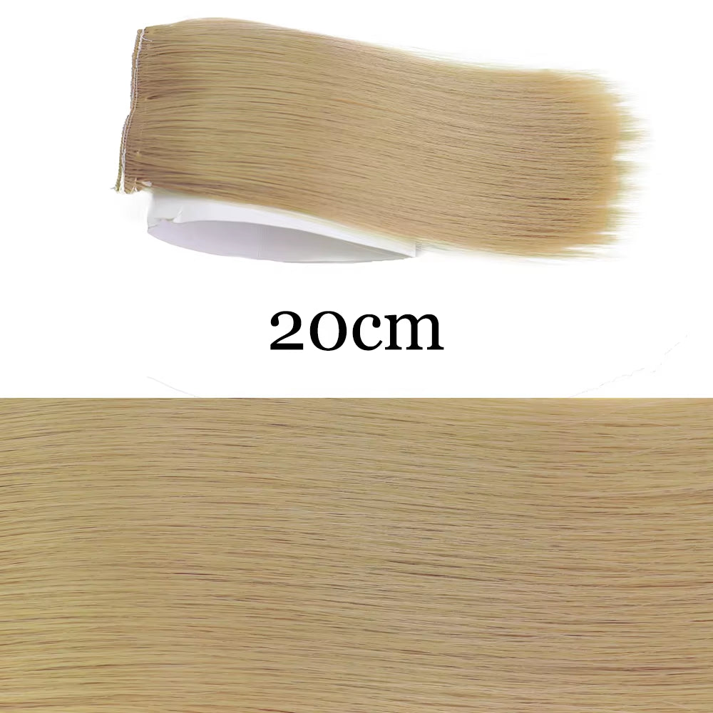MERISI Synthetic Invisible Clip-In Hair Pads for Volume